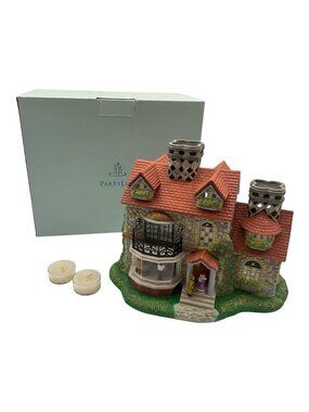 PartyLite Bristol House Olde World Village Porcelain Retired Vintage Tealight